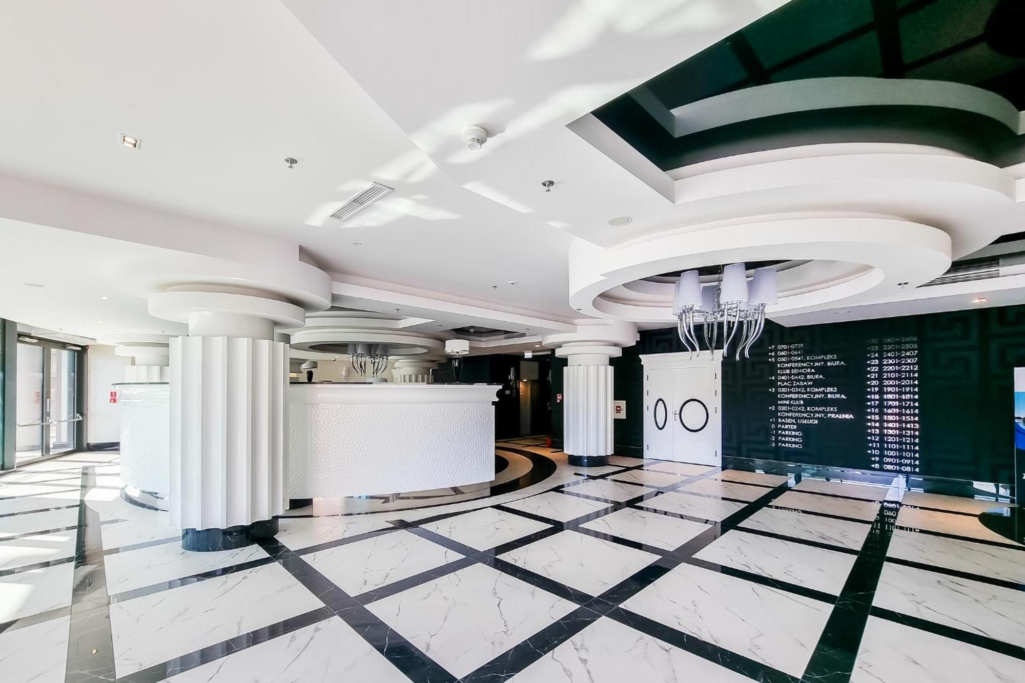Hanza Tower Apartment No 628 - 6Th Floor, Balcony, Swimming Pool Stettino Esterno foto