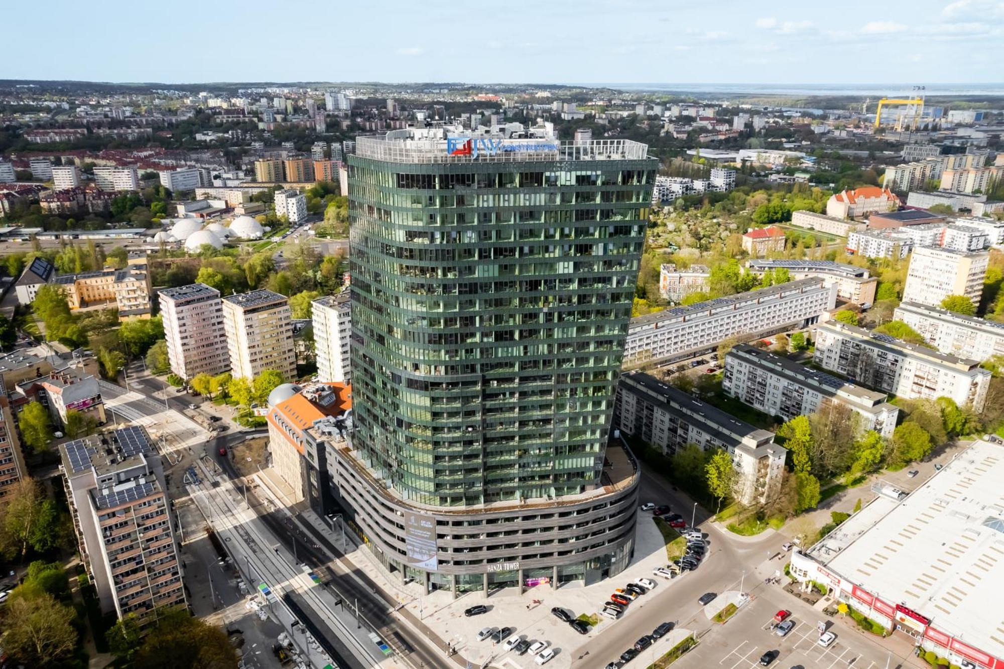 Hanza Tower Apartment No 628 - 6Th Floor, Balcony, Swimming Pool Stettino Esterno foto