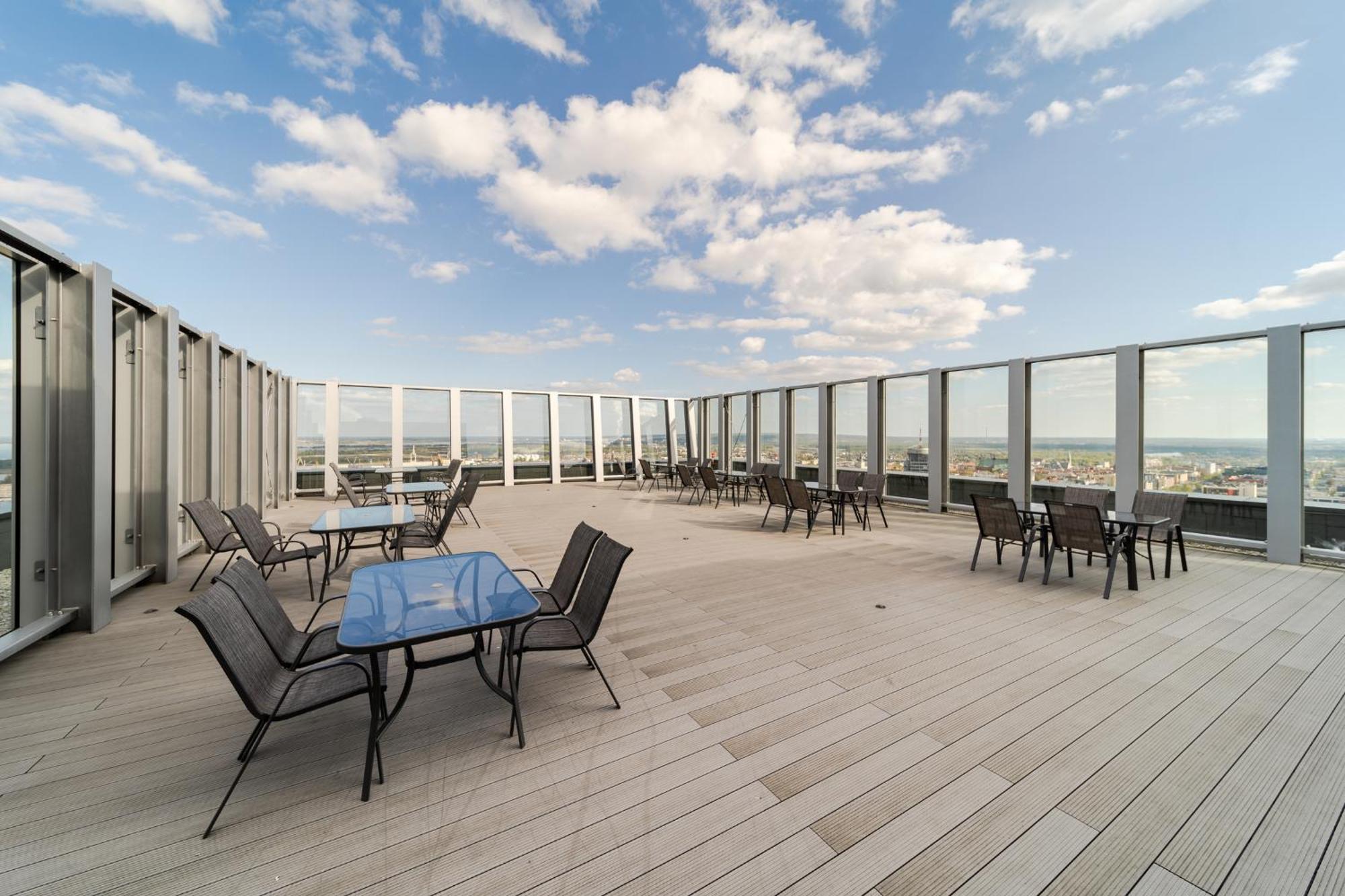 Hanza Tower Apartment No 628 - 6Th Floor, Balcony, Swimming Pool Stettino Esterno foto